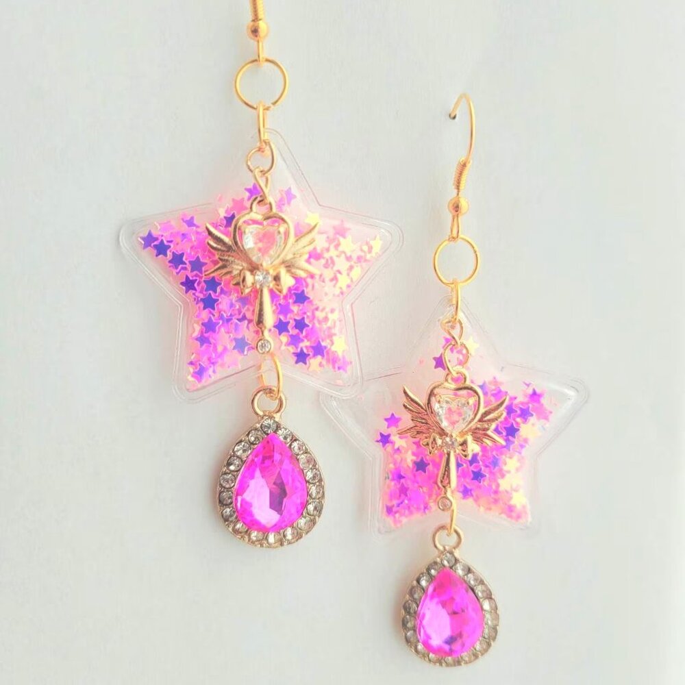 inspired Sailor moon inspired earrings Pretty guardian earrings